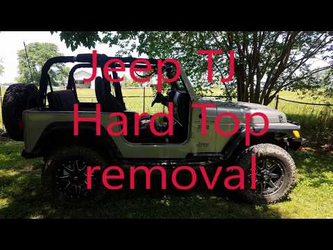 Jeep TJ hard top removal