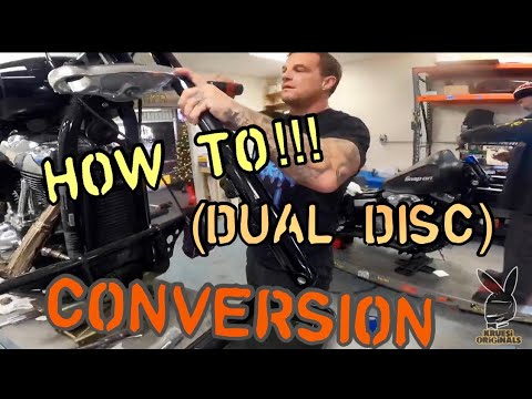 M8 Softail Dual disc brake conversion