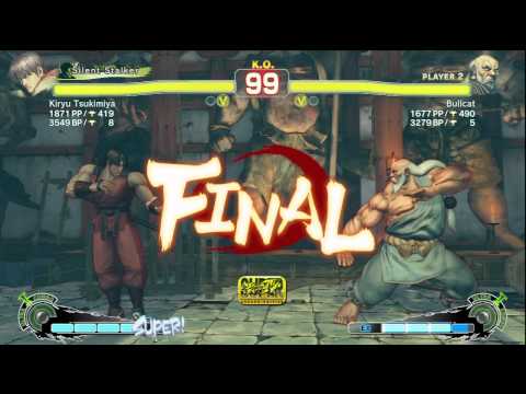 SSF4-AE: Kiryu Tsukimiya [Guy] VS Bullcat [Gouken]