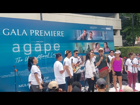 LIVE! PADA PEMAIN AGAPE THE UNCONDITIONAL LOVE NYANYI BARENG BERSAMA PENONTON DI CFD