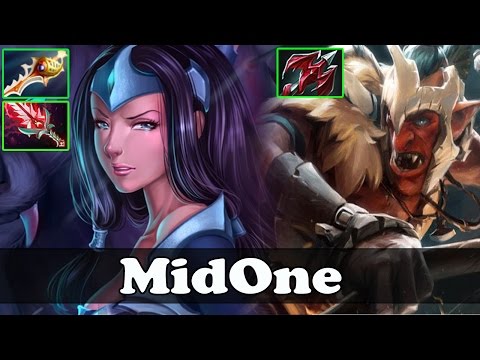 MidOne 7800 MMR Plays Mirana And Troll Warlord - Dota 2