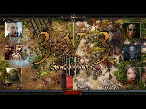 SpellForce 3 Versus - 3v3 | PumP + Rhaah + Farlon [vs] Santa Maria + Matasaburo + zizi