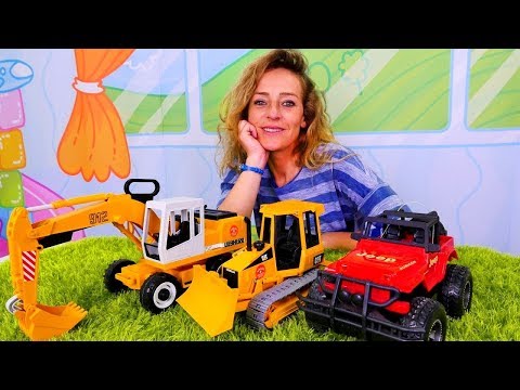 Kinder Videos mit Nicole. Wir spielen mit Spielzeugautos.