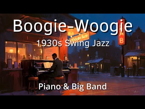 Boogie-Woogie 1930s Swing JazzⅣ✨[Piano_centric, with Band] NEW SUNSET CAFE 4