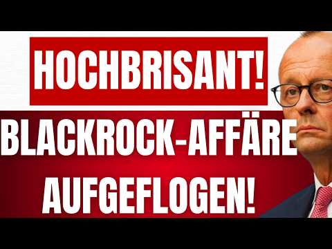 Merz's new Blackrock affair leaves everyone speechless! - He's selling Germany to US corporations!