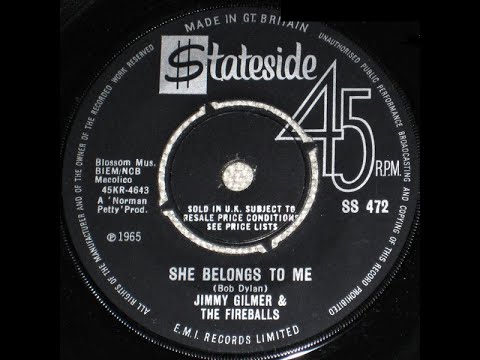 She Belongs To Me - Jimmy Gilmer & The Fireballs (1965)