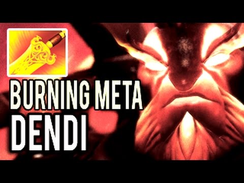 Impossible Hard Carry Ember Spirit with 23 Kills by Dendi Patch 7.02 Burning Meta Dota 2