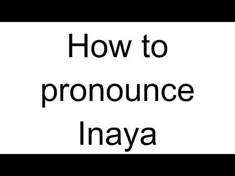 How to Pronounce Inaya (Arabic)