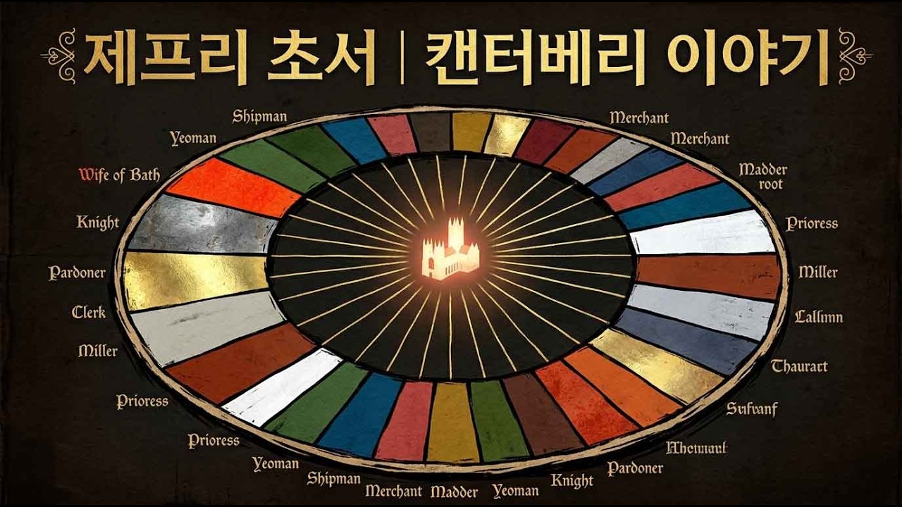 📖 세상의 모든 '썰'이 모였다!중세 영국의 MBTI 대잔치?– 제프리 초서의 『캔터베리 이야기』