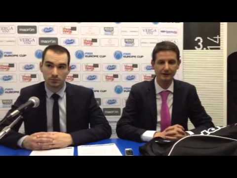 Cantù Le Havre la sala stampa di Thomas Drouot