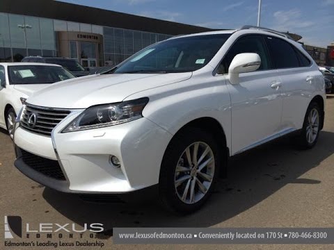 2015 Lexus RX 350 AWD Sportdesign Edition Review - White on Saddle Tan - Edmonton, Canada
