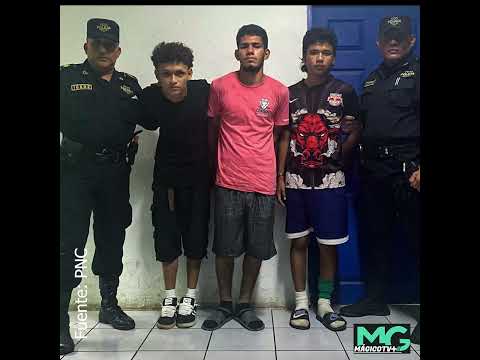 Capturan a tres menores señalados de realizar grafitis alusivos a la MS-13 en San Juan Opico
