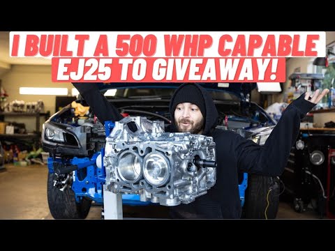 Building a 500WHP Capable EJ25 to Giveaway!