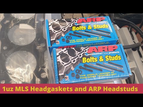 1uz MLS Head gaskets VVti onto non vvti and sharing ARP Head stud part numbers