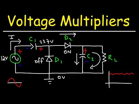 Voltage Multipliers - Half Wave Voltage Doubler Circuit