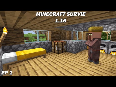 Asfax -  Start of a new single player survival on Minecraft Survival 1.16.  EP1