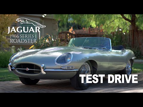 1966 E-Type Jaguar - SERIES 1 ROADSTER - Test Drive