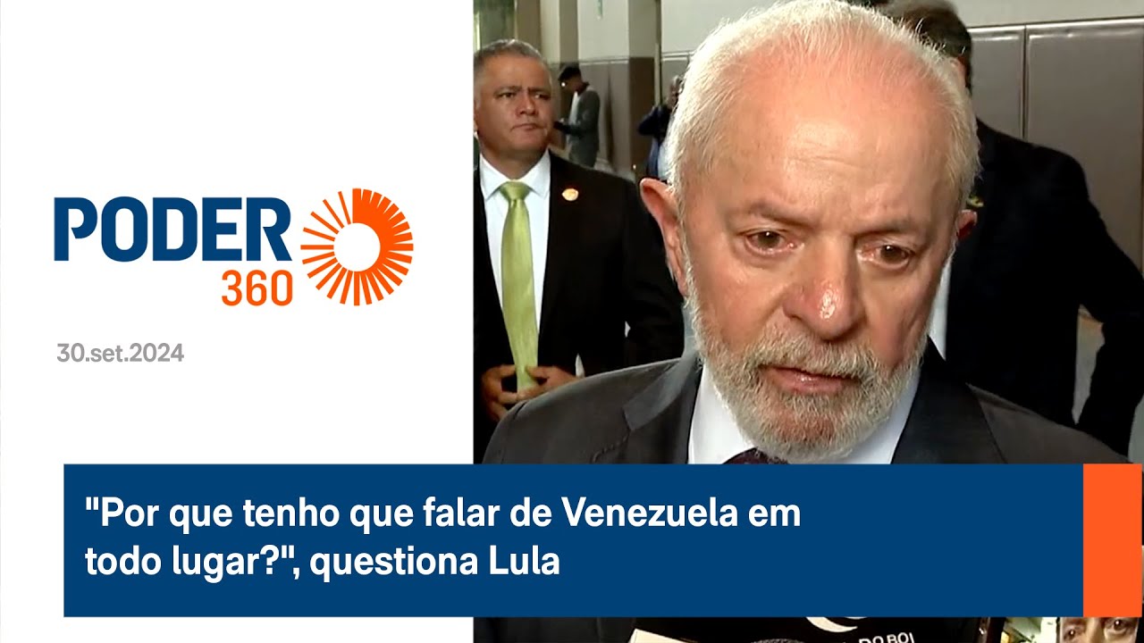 "Por que tenho que falar de Venezuela em todo lugar?", questiona Lula