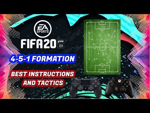 FIFA 20 THE MOST OVERPOWERED FORMATION 4-5-1 TUTORIAL BEST TACTICS & INSTRUCTIONS|HOW TO PLAY 4-5-1