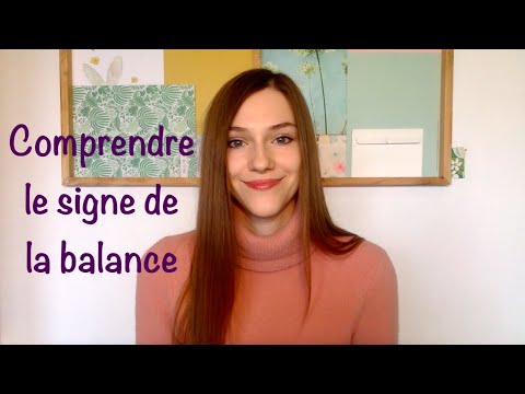 Comprendre le signe de la balance