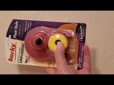 Part of a video titled Toilet Flapper Replacement - YouTube