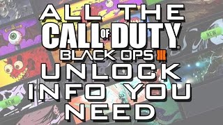 All The Call Of Duty Black Ops 3: Unlock Info You Need... (Where To Find It?)