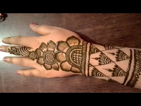 Design Mehndi fácil para Karwachauth 🌿🌿