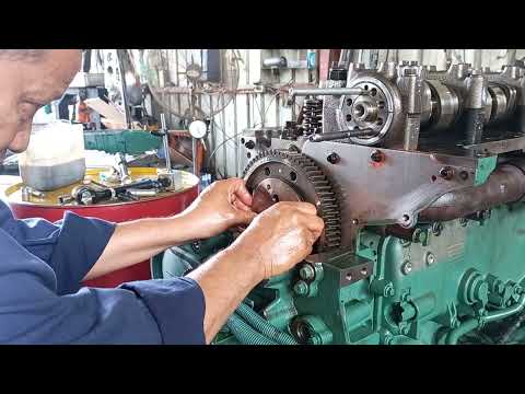 VOLVO PENTA TAD1341GE TIMING GEAR INSTALLATION & SITTINGS