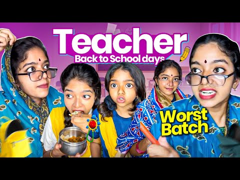 Types of Teachers👩‍🏫🤨 | Back to school memories🥰😍 