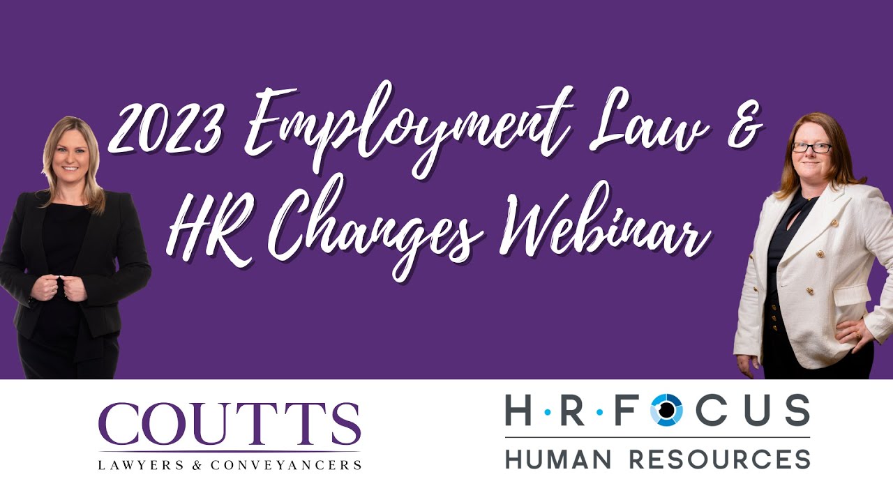 2023 Employment Law & HR Changes Webinar