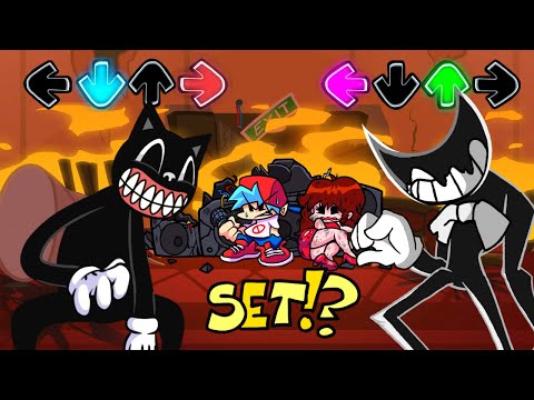 Friday Night Funkin' - Cartoon Cat vs Bendy (Genocide Battle)