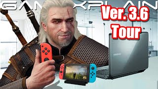 The Witcher 3 Switch Ver. 3.6 Tour: Import PC Save File + Graphics Options