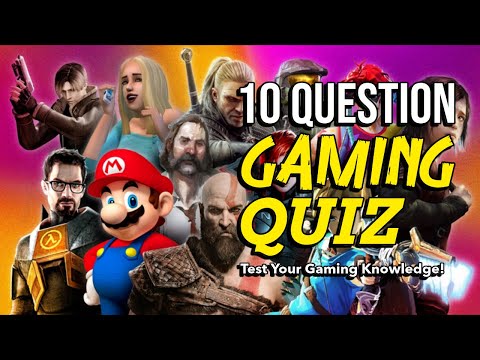 10-Question Gaming Quiz: Test Your Video Game Knowledge!