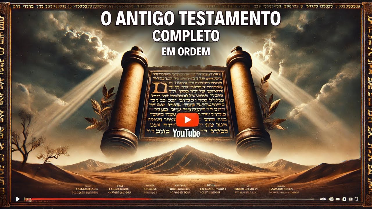 O ANTIGO TESTAMENTO COMO VOCÊ NUNCA VIU: História COMPLETA em ORDEM CRONOLÓGICA!