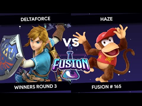 Fusion #165 - Deltaforce (Link) vs Haze (Diddy Kong) - Winners Round 3