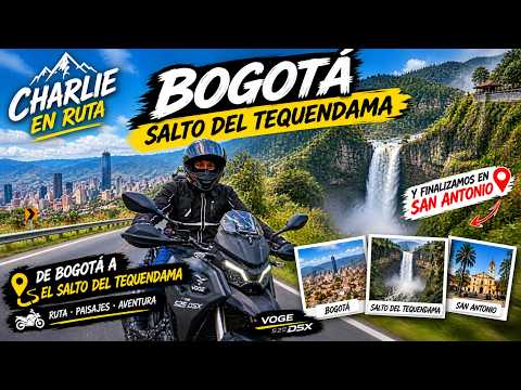 👉 DEL CAOS DE BOGOTÁ A ESTA MARAVILLA 🏍️ | Salto del Tequendama