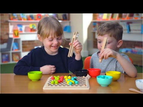 Slide 5 - Wooden Fine Motor Pattern Balls (video)