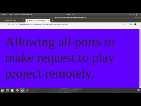 Allowing all ports to make request to play project remotely. cors in play for java