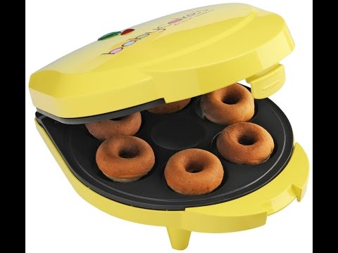 Review: Babycakes DN-6 Mini Doughnut Maker, Yellow, 6 Donut