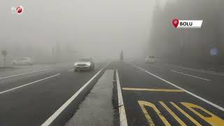 Bolu Dağı Geçişinde Yoğun Sis