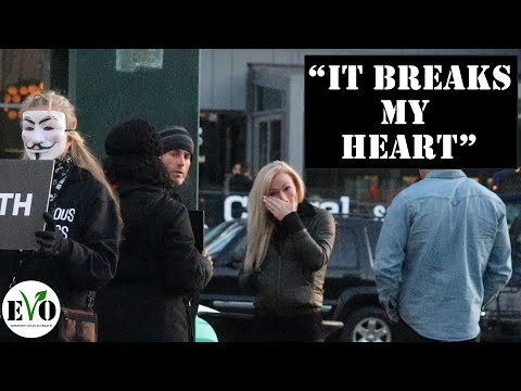 Meat Eater Reacts to HEARTBREAKING Activism Footage | Edmonton Vegan Outreach