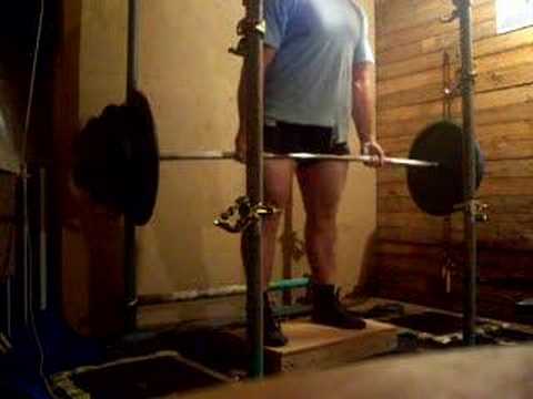 193kg 2 reps platform deadlift