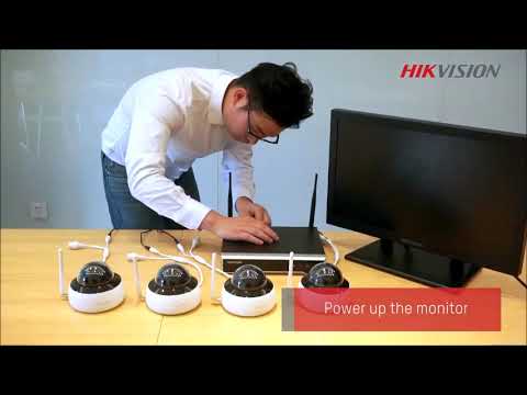 Kit vidéosurveillance IP 4 caméras dômes HD Hikvision - Enregistreur HDMI - Disque dur 2To_1