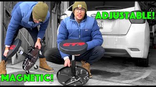 CTR Magnetic Rolling Shop Stool - Really Good!