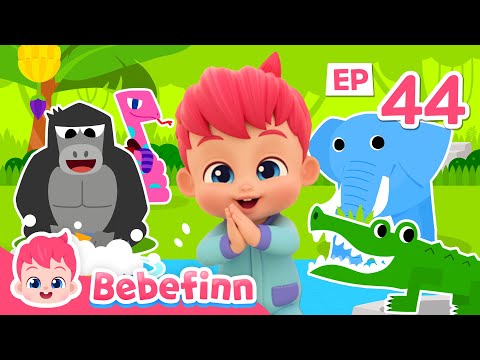 🦍Jungle Boogie | EP44 | Bebefinn Songs for Kids | Nursery Rhymes & Kids Songs