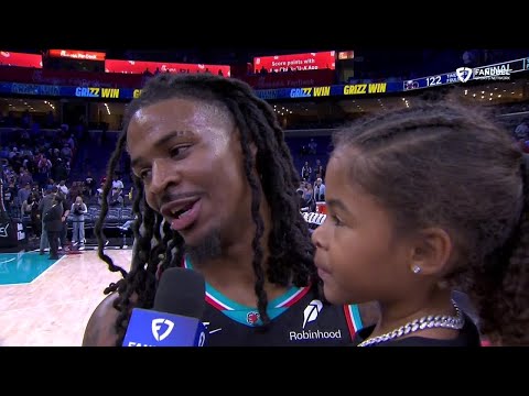 'It's like the first day of school' 📓 Ja Morant reacts to 35 PTS in season opener | NBA on ESPN