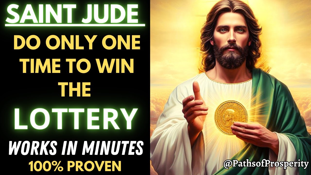 SECRET INFALLIBLE PRAYER OF SAINT JUDE TO WIN IN THE LOTTERY - 100% EFFECTIVE - VERY RICH🌟💰💸