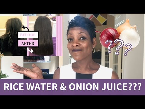 Here's How Rice Water & Onion Juice Can Help Your Hair Grow 😄