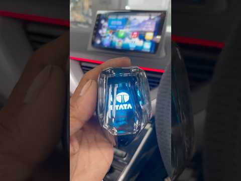 TATA NEXON Automatic gear nob RGB light  #viralshort #modified #tatanexon ￼