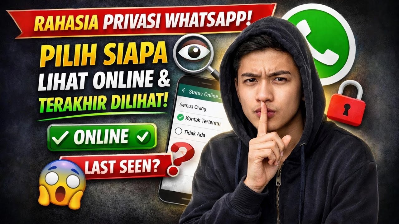 Rahasia Privasi WhatsApp! Cara Pilih Siapa Saja yang Bisa  Melihat Kamu Online Dan Terakhir Dilihat 